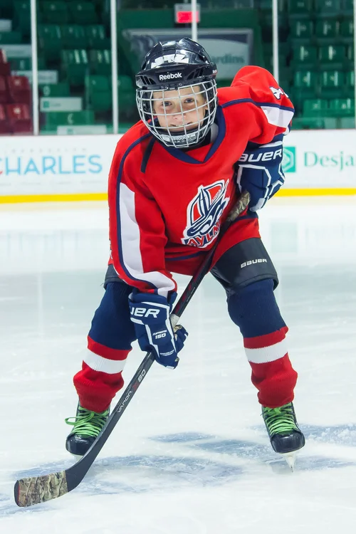 Youth sports action photo